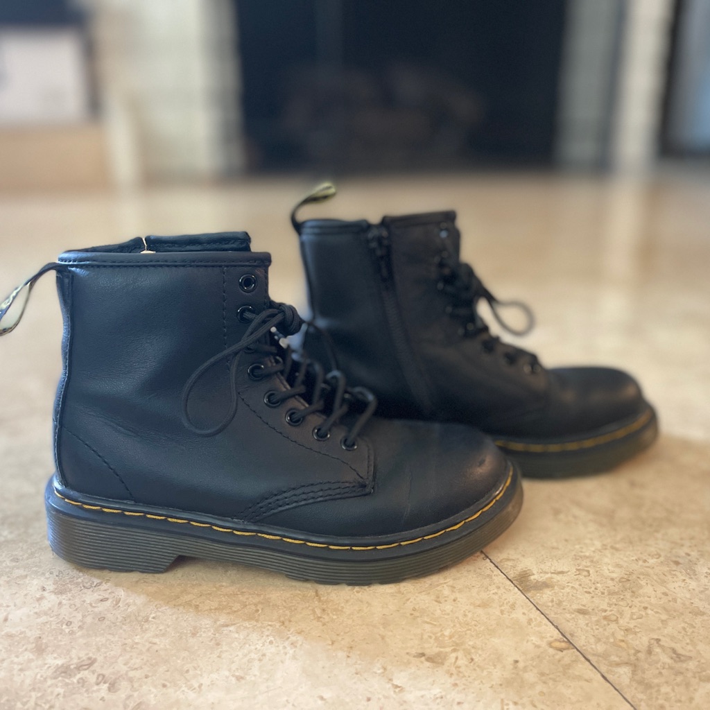 Dr. Martens Black Combat Boots